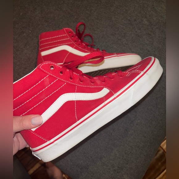 Men's vans high top red - Picture 3 of 3